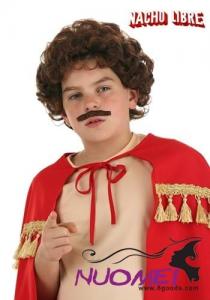 CW0119 Child Nacho Libre Mustache and Wig