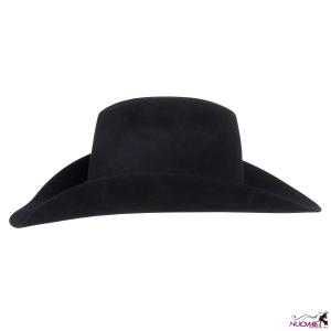 F0015 7X Black Rancher Crease 4 1/4in. Brim Felt Cowboy Hat