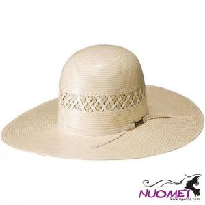 F0029 Co. 15 Star Tan 4-1/2in. Brim Straw Cowboy Hat