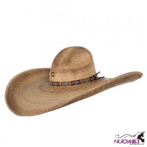 F0031 Coyote 7` Brim Beaded Band