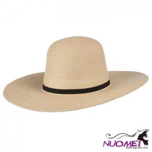 F0033 Brim 5in. Open Crown Palm Leaf Cowboy Hat