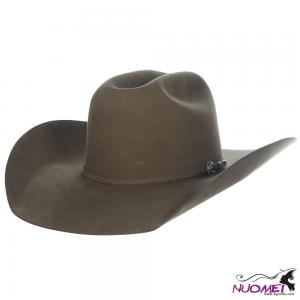 F0034 Brim Open Crown Felt Cowboy Hat