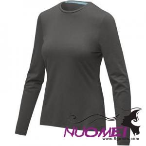 D0144 PONOKA LONG SLEEVE LADIES GOTS ORGANIC TEE SHIRT