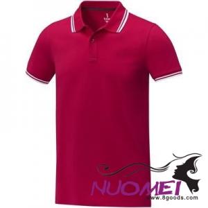 D0164 AMARAGO SHORT SLEEVE MENS TIPPING POLO