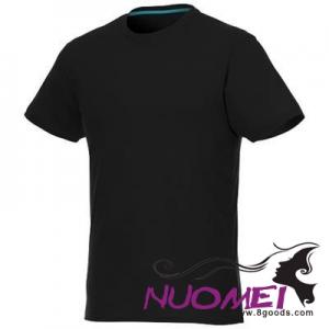 D0169 JADE SHORT SLEEVE MENS RECYCLED TEE SHIRT in Black Solid