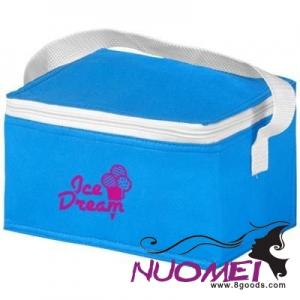 B0234 SPECTRUM 6-CAN NON-WOVEN COOL BAG in Aqua