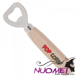 B0325 WOOD BOTTLE OPENER in Brown