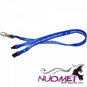 F0484 10MM FLAT WEAVE NYLON LANYARD