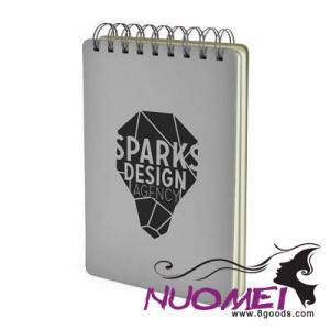 D0624 A5 MUSKER JOTTER in Pale Grey