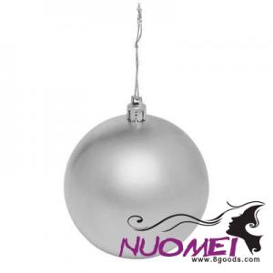 B0687 NADAL CHRISTMAS BAUBLE in silver