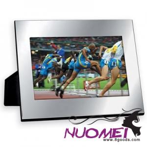 F0670 SHINY SILVER METAL PHOTO FRAME