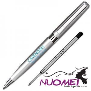 D0675 INOVO DESIGN SILVER SANTOS METAL BALL PEN