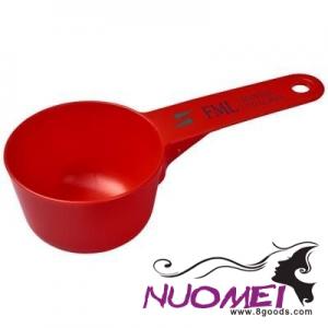 F0742 PLASTIC MEASURING SCOOP in Red