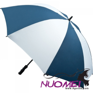 D0793 FIBREGLASS STORM UMBRELLA in Navy Blue & White