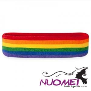 H0230 RAINBOW HEAD SWEATBAND