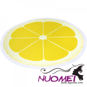 H0268 MICROFIBRE BEACH TOWEL in Yellow