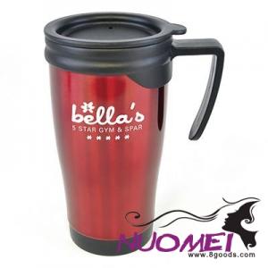 H0467 DALI COLOUR TRAVEL MUG in Red