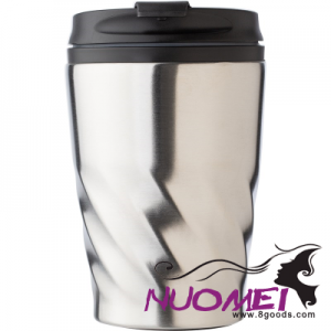 H0488 STAINLESS STEEL METAL MUG (325ML) in Silver