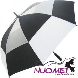 H0571 AUTOVENT UMBRELLA in Black & White