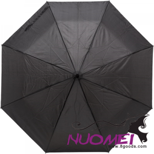 H0582 UMBRELLA with Shopper Tote Bag in Black