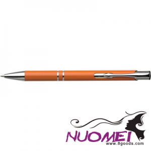 H0647 PUSH BUTTON BALL PEN in Orange