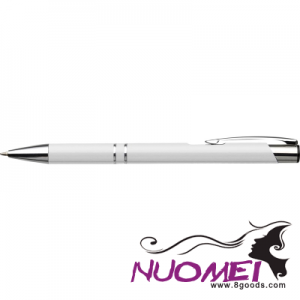 H0651 PUSH BUTTON BALL PEN in White